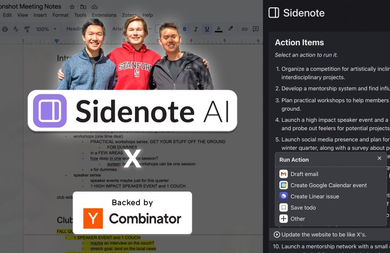 Sidenote - Meeting follow-up, automated