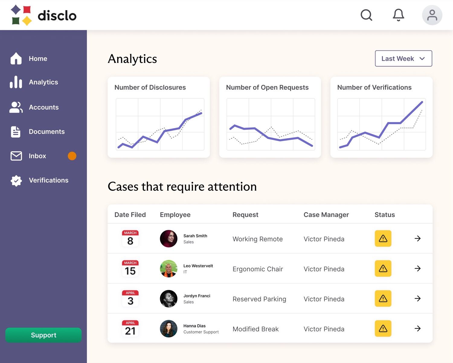 Disclo - Health disclosure and accommodation management platform