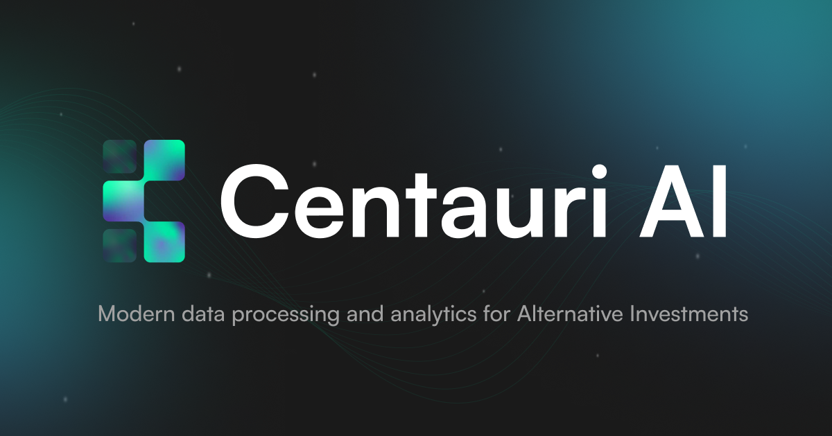 Centauri AI - The Modern ETL and Data Science Platform for Finance