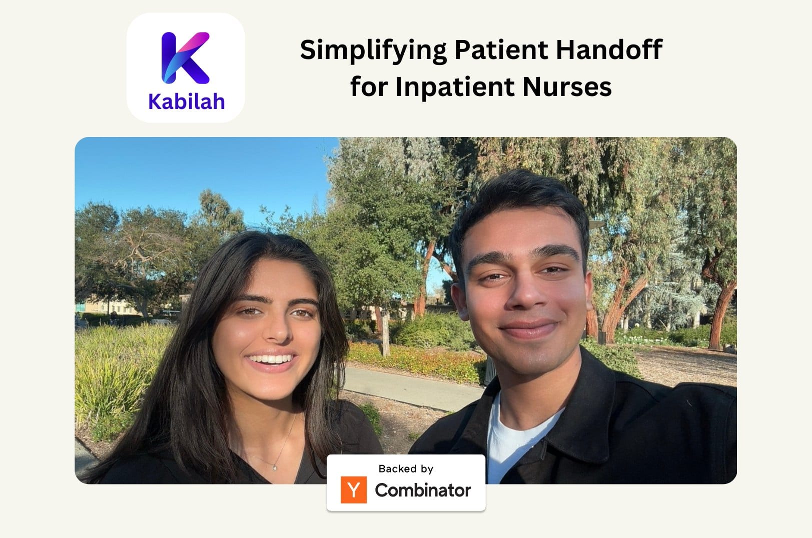 Kabilah - Simplifying Patient Handoff for Nurses