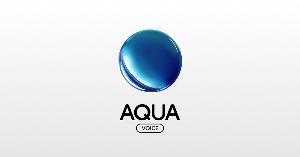 Aqua Voice - Voice-only text editor