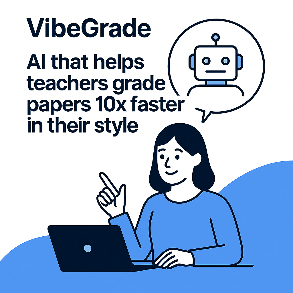 Can AI Help Teachers Grade 10x Faster Without Losing Their Style? Meet VibeGrade
