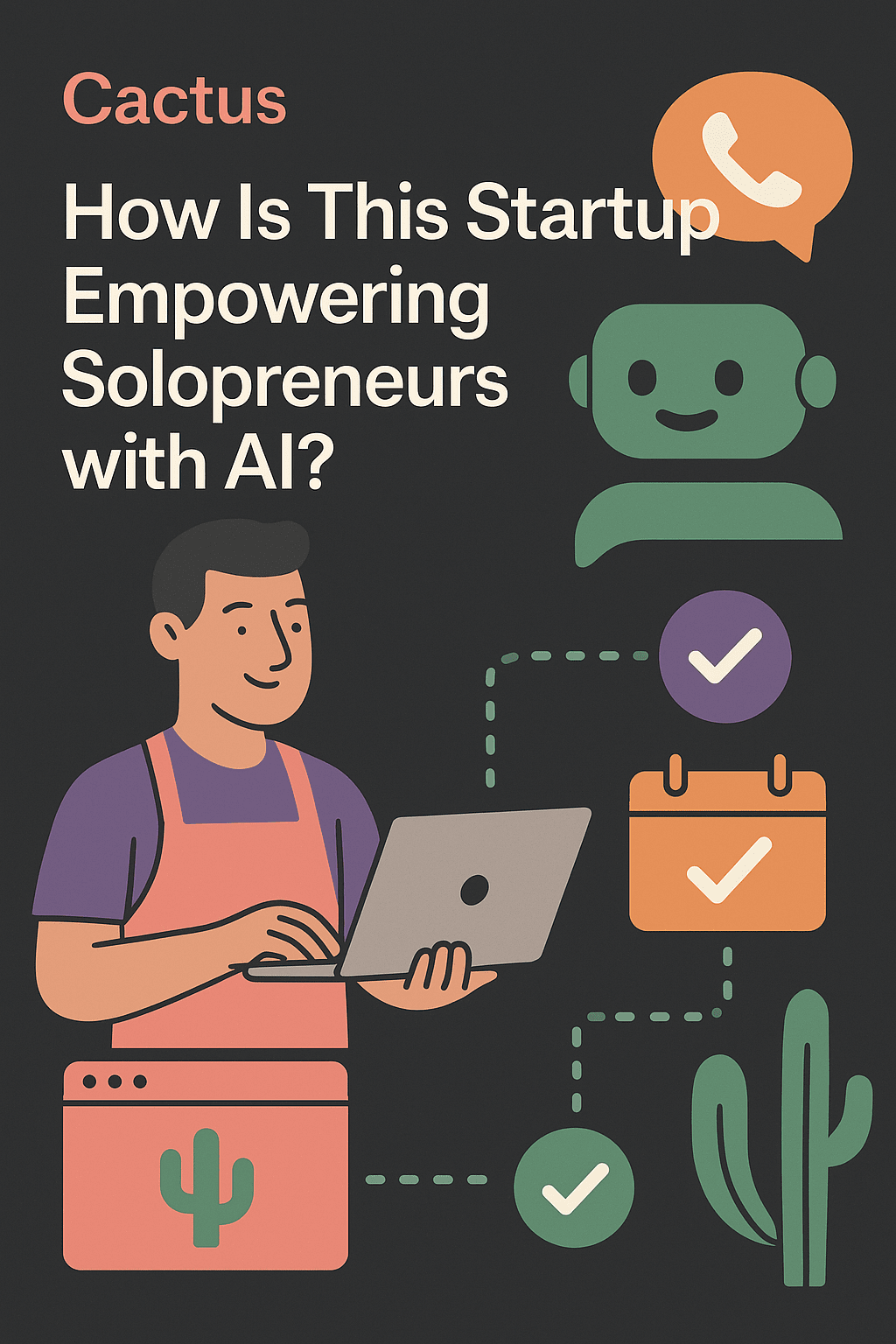 From Burnout to Booked: How Cactus Automates Admin Work for Solopreneurs