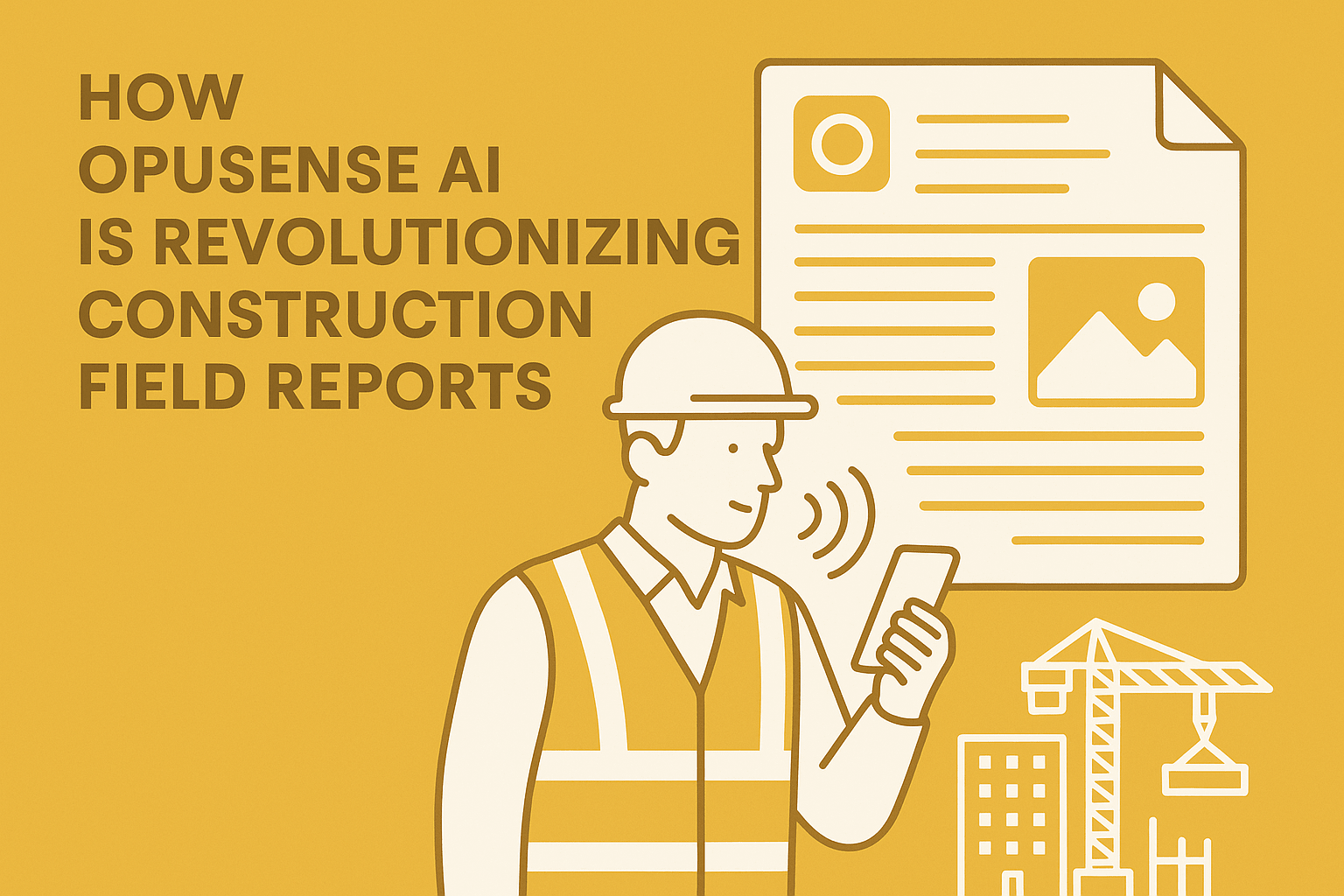 No More Paperwork: Opusense Automates Construction Reporting in Real Time