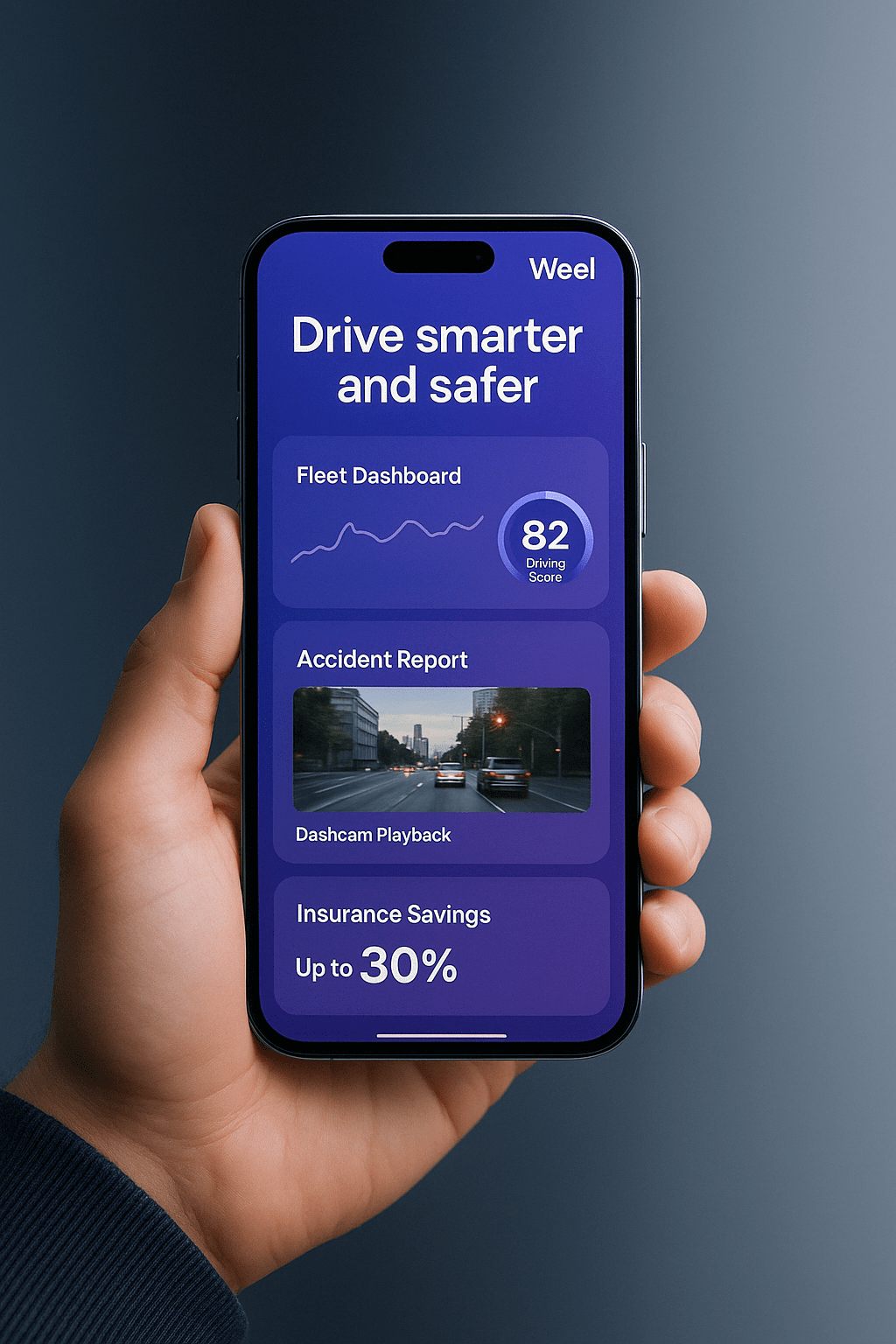 Weel - GPS & dashcam smartphone app
