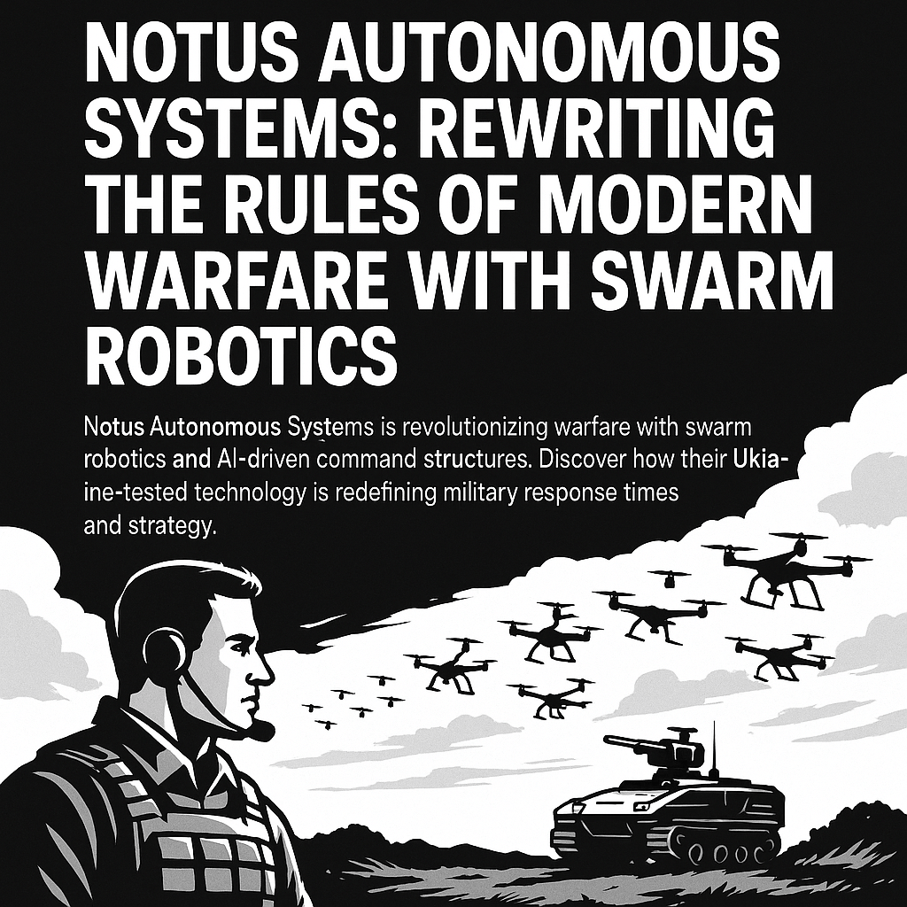 Notus Autonomous Systems - Swarm robotics and full AI-command hierarchy integration